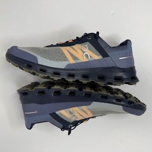 On Cloudvista Trail Running Shoes Mens Size US M10.5 Midnight Blu Olive 64.98593